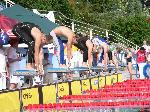 start B finále 400K mužů - na 5. Martin Bauer a 7. Martin Břenda