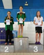 vyhlášení žákyně 2007 - 1. Adéla Zámečníková, 2. Eliška Kudrnáčová