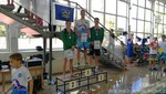 vyhlášení 100K muži - 2. Daniel Tikovský a 3. Jakub Renc (v zastoupení Matěj)