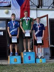 vyhlášení 10km starší dorostenci - 1. Ondřej Šimsa