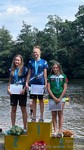 vyhlášení 5 km kadetky - 3. Anna Kotschová
