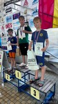 vyhlášení 100M žáci mladší  - 1. František Tichý